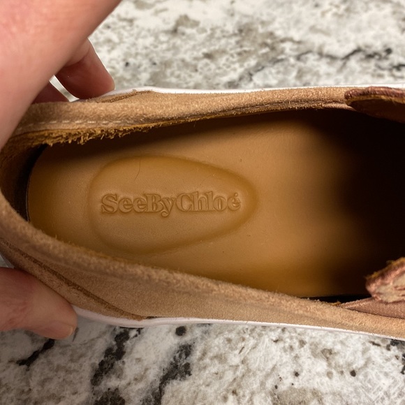 See By Chloe Scalloped Slip-On Loafers - Picture 7 of 9